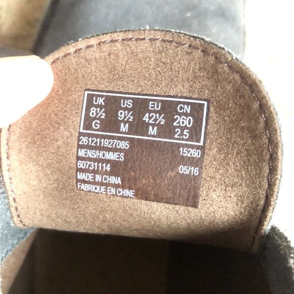 Clark's Bushacre Gray Desert Ankle Chukka Boot Mens Style : 07882 Size 9.5 - Picture 12 of 15